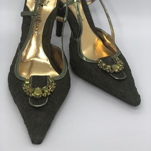 J. Renee Rachele Jeweled High Heel Shoes